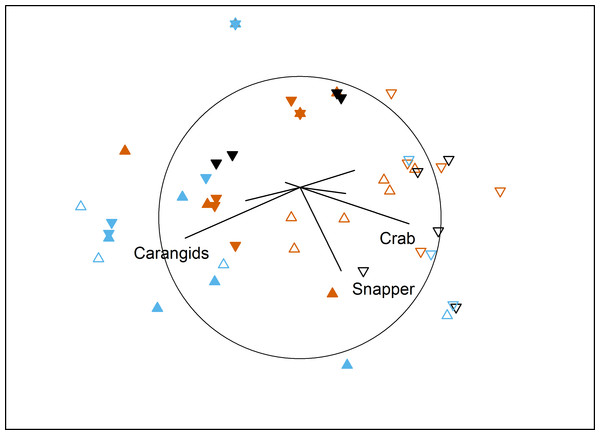 MDS of temporal effects.